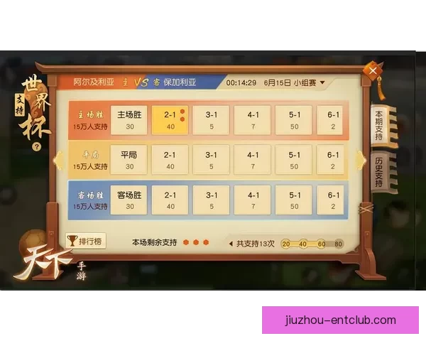 世界杯精彩竞猜玩法攻略助你轻松赢取丰厚奖励